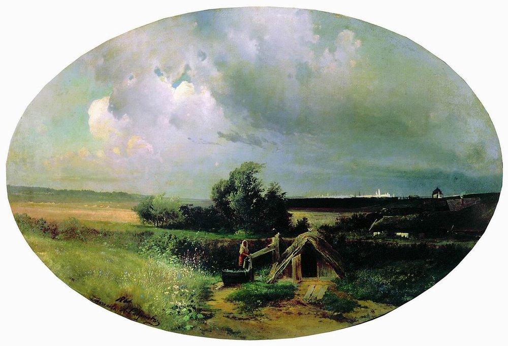 View of Moscow from Mazilova (1861).