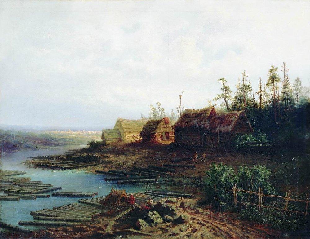 Rafts (1868).