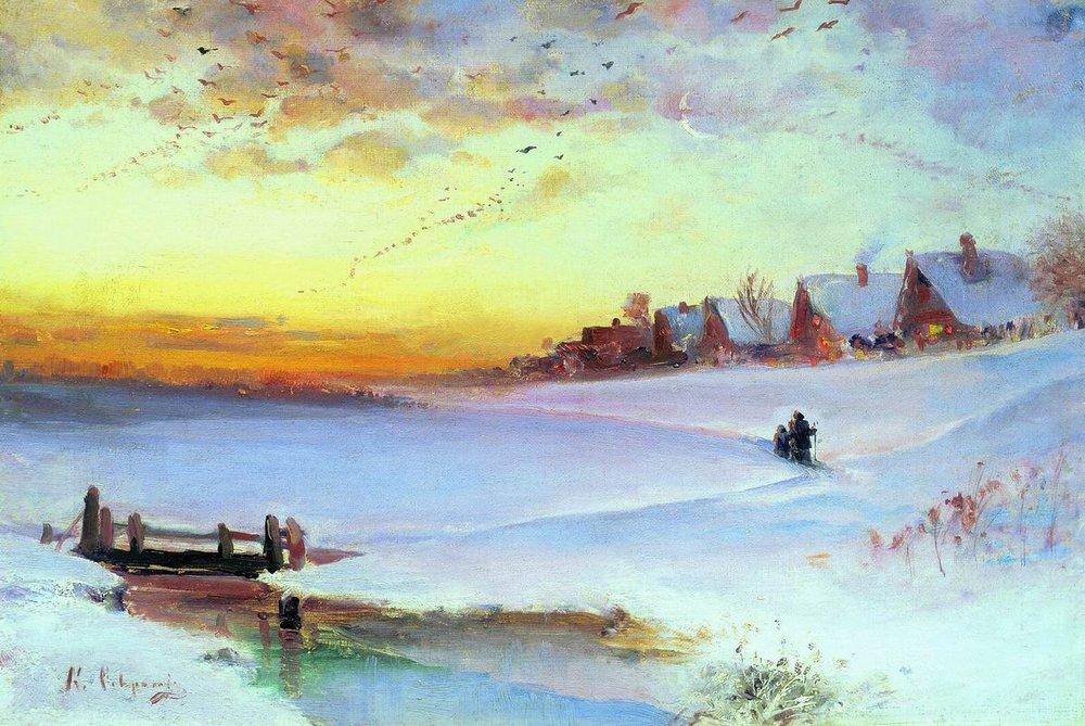 Winter Landscape (Thaw) (1890).