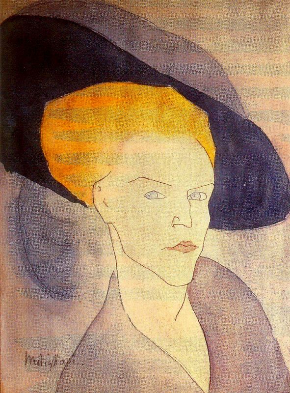 Head of a Woman with a Hat (1907).