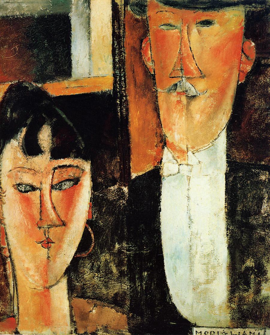 Bride and Groom (The Couple) (1915).