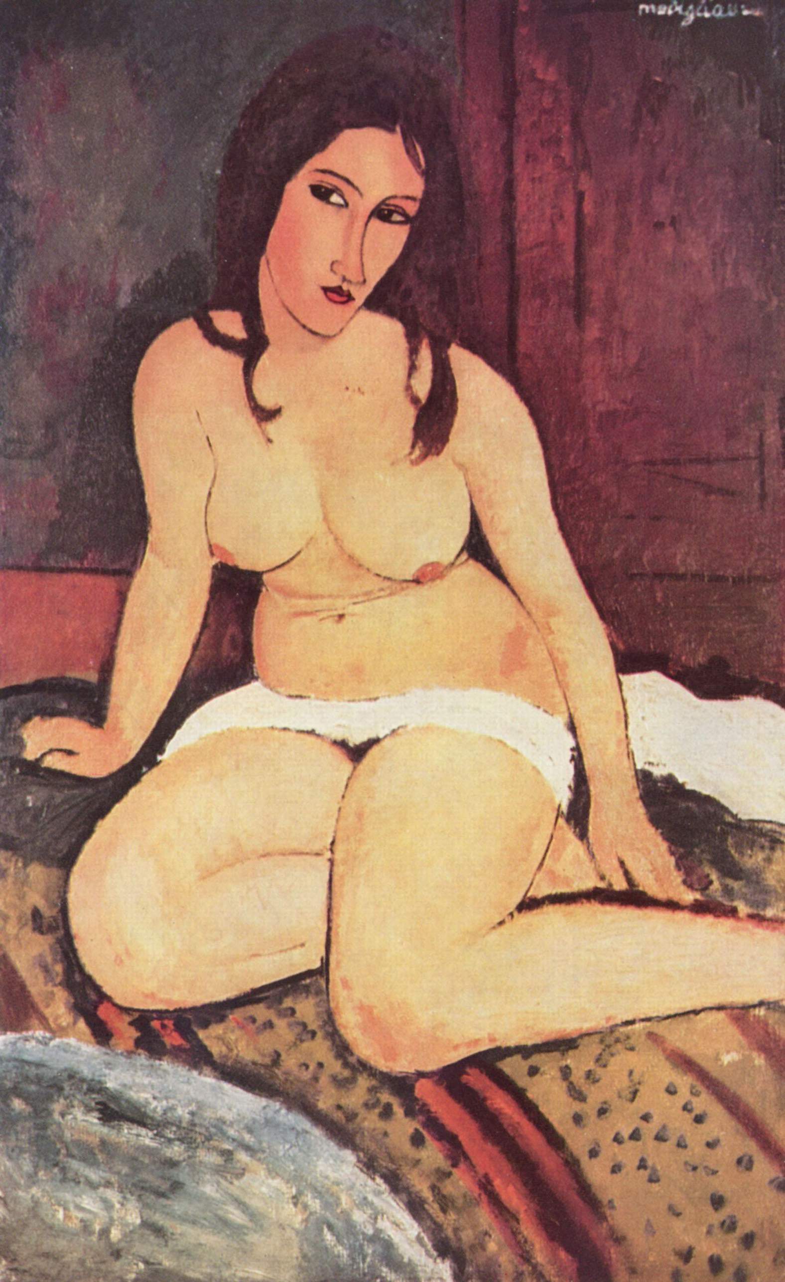 Seated Nude (1917).