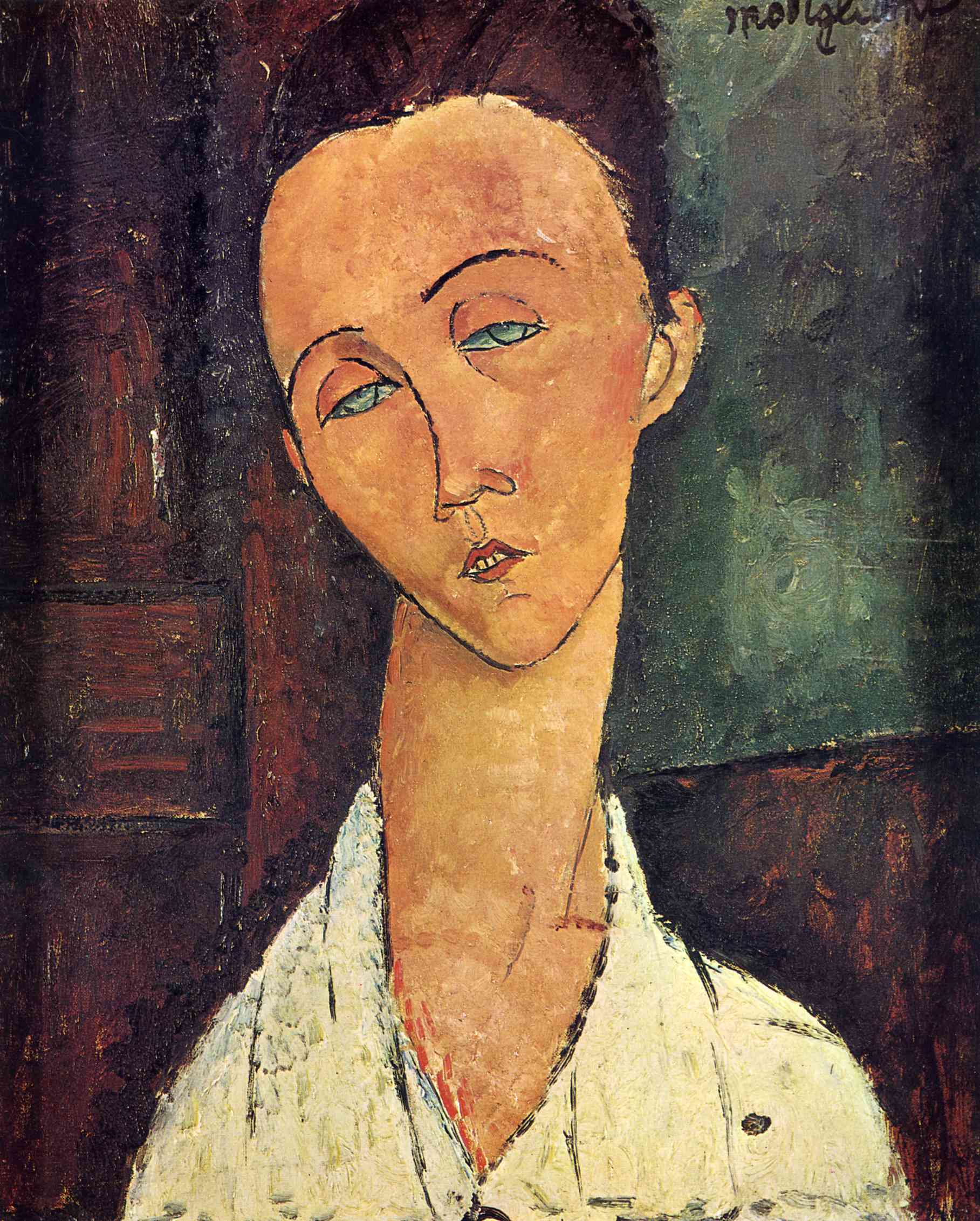 Portrait of Lunia Czechowska (1918).