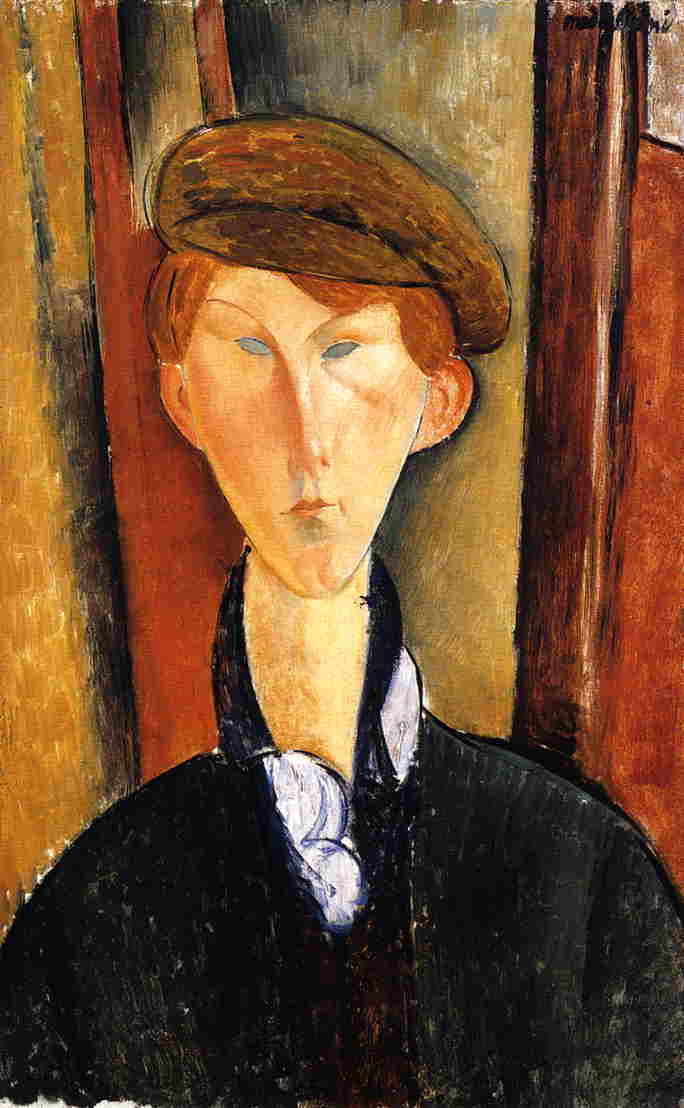 Young Man with Cap (1919).