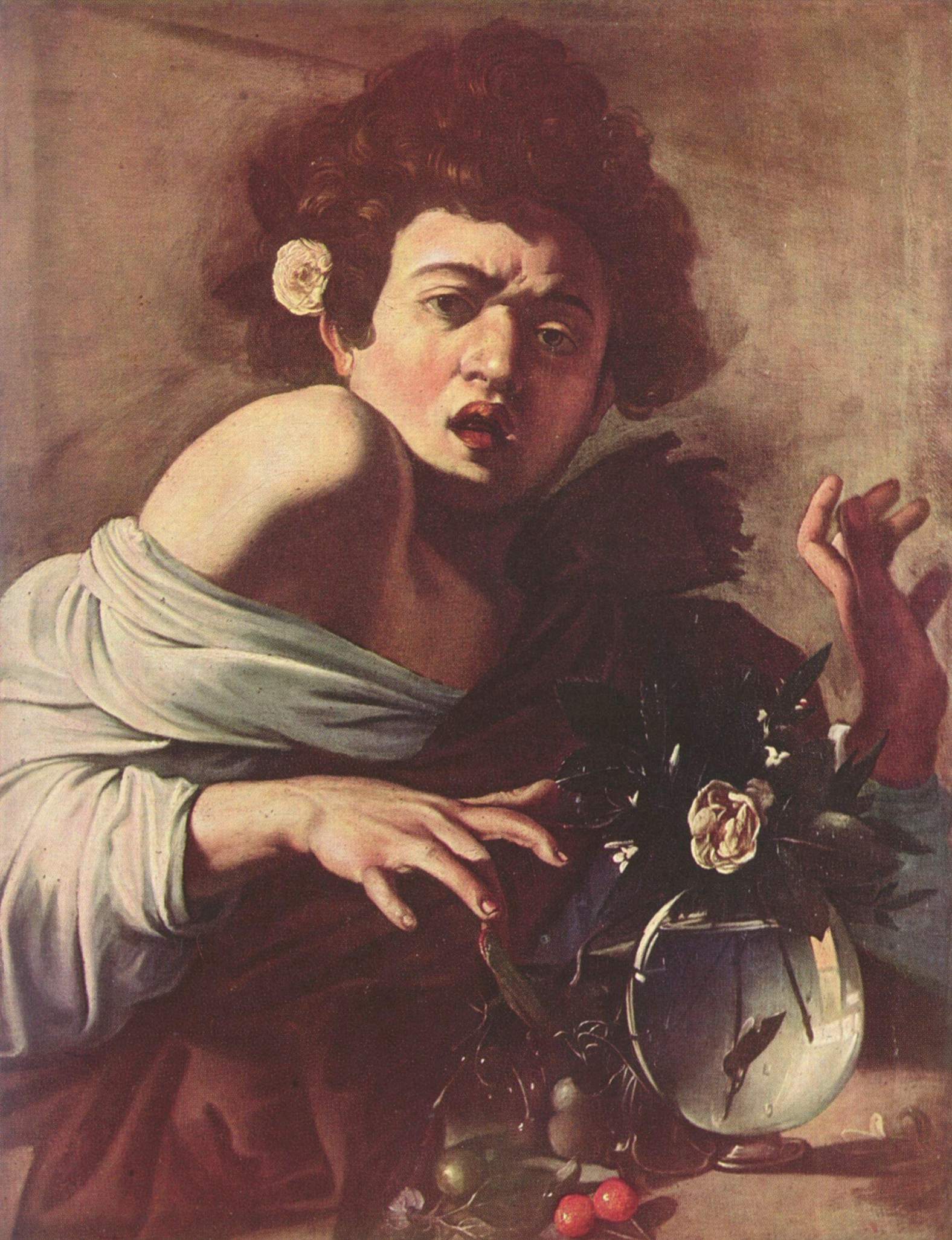 Boy Bitten by a Lizard (1596).