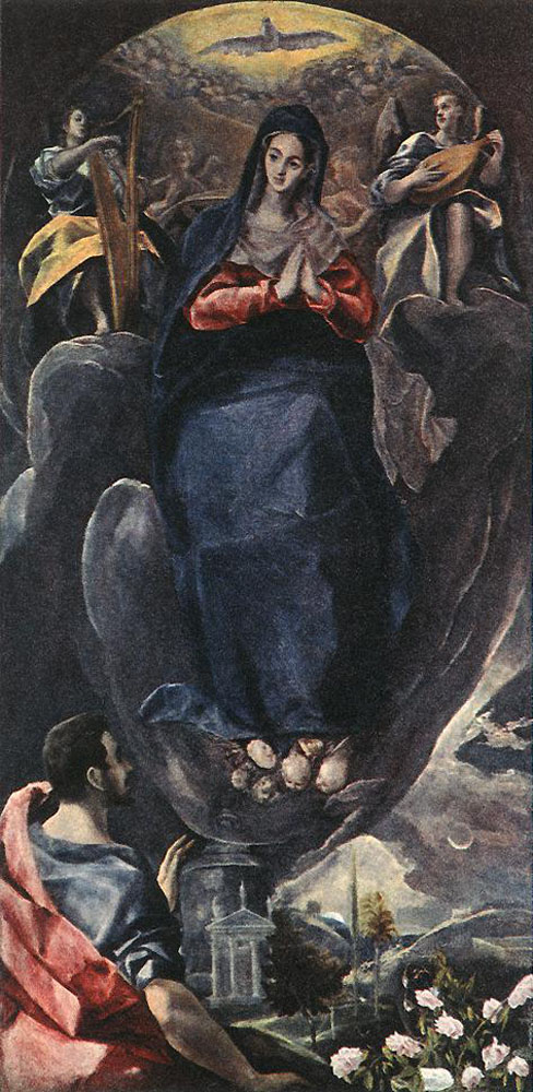 The Virgin of the Immaculate Conception and St. John (1585).