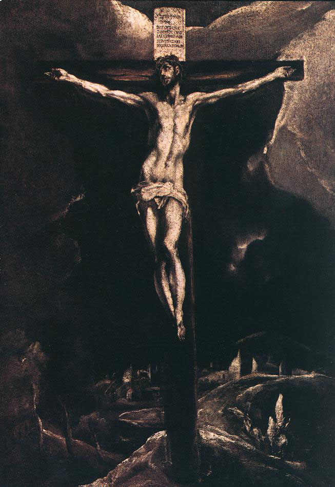 Christ on the cross (1587).