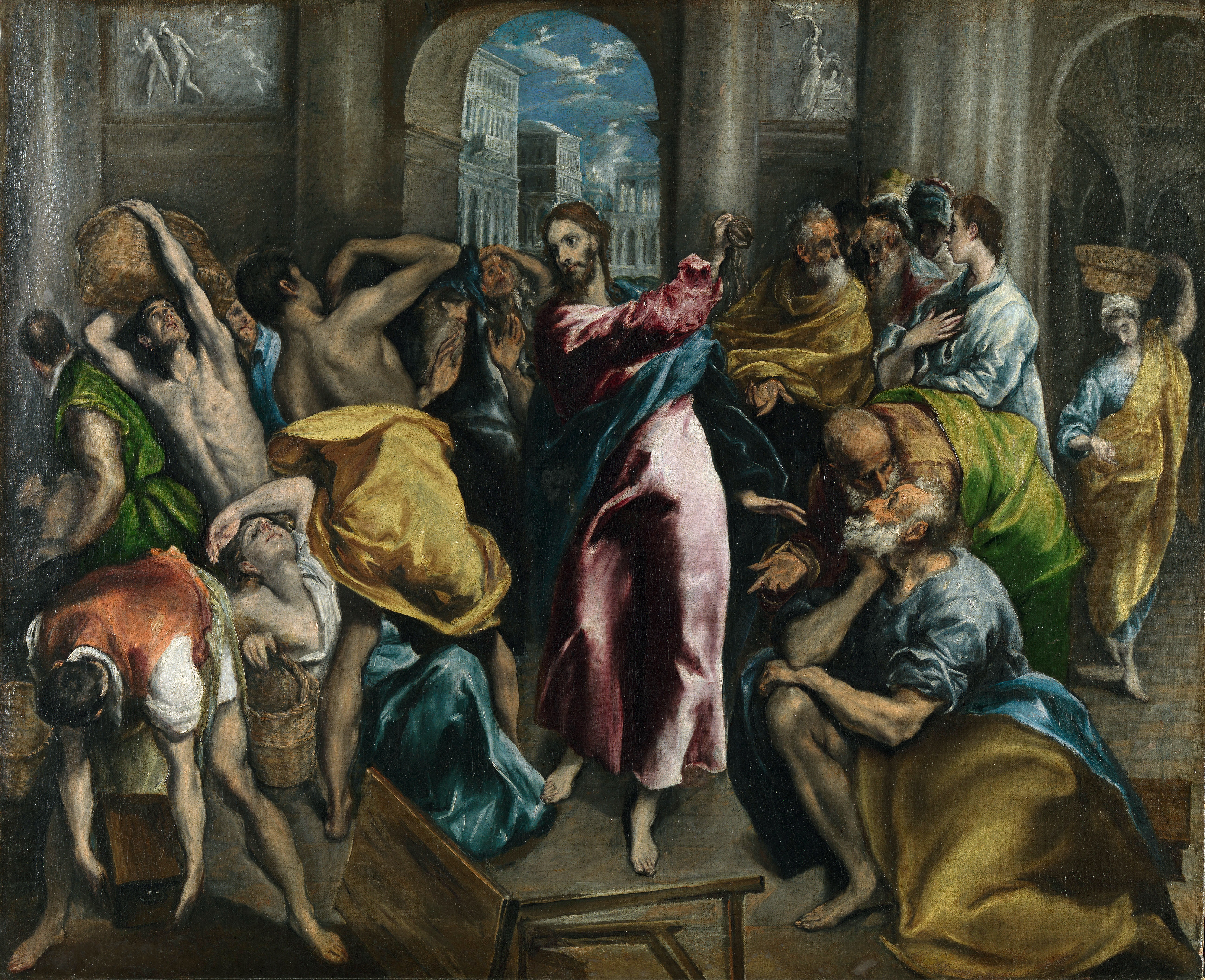 Christ driving the Traders from the Temple (1600).