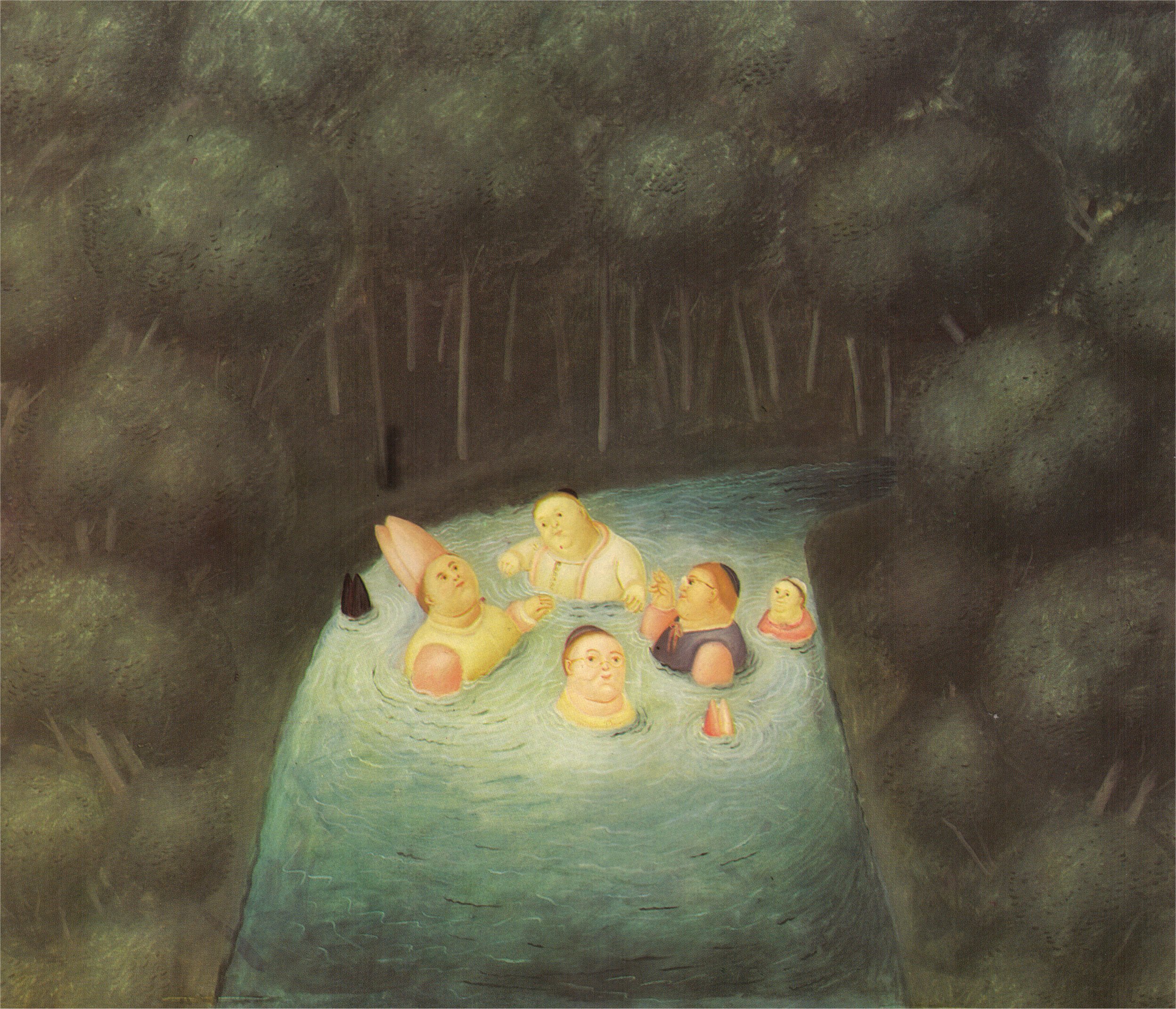 Bathing Bishops in a River (1967).