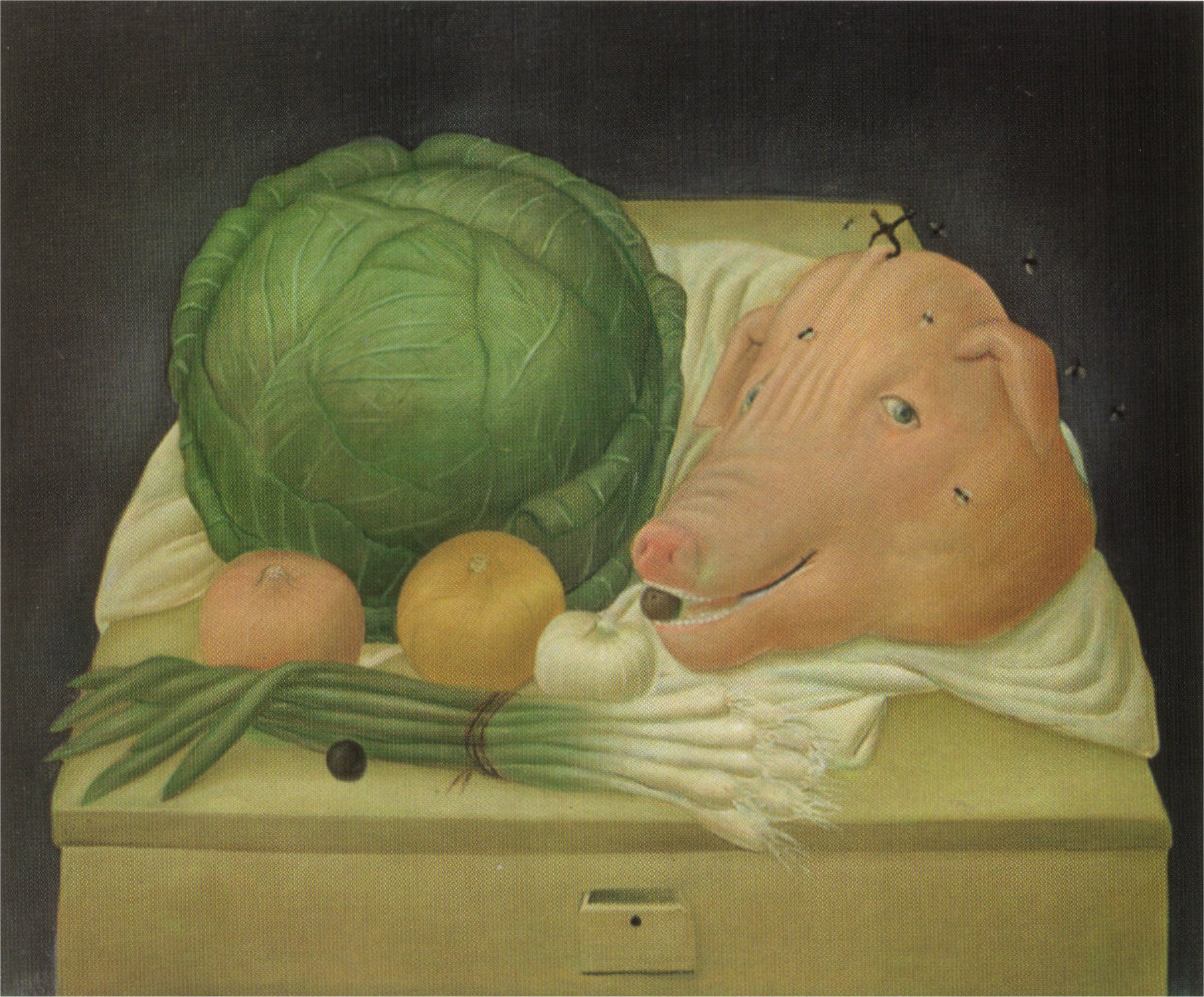 Still Life with the Head of Pork (1968).