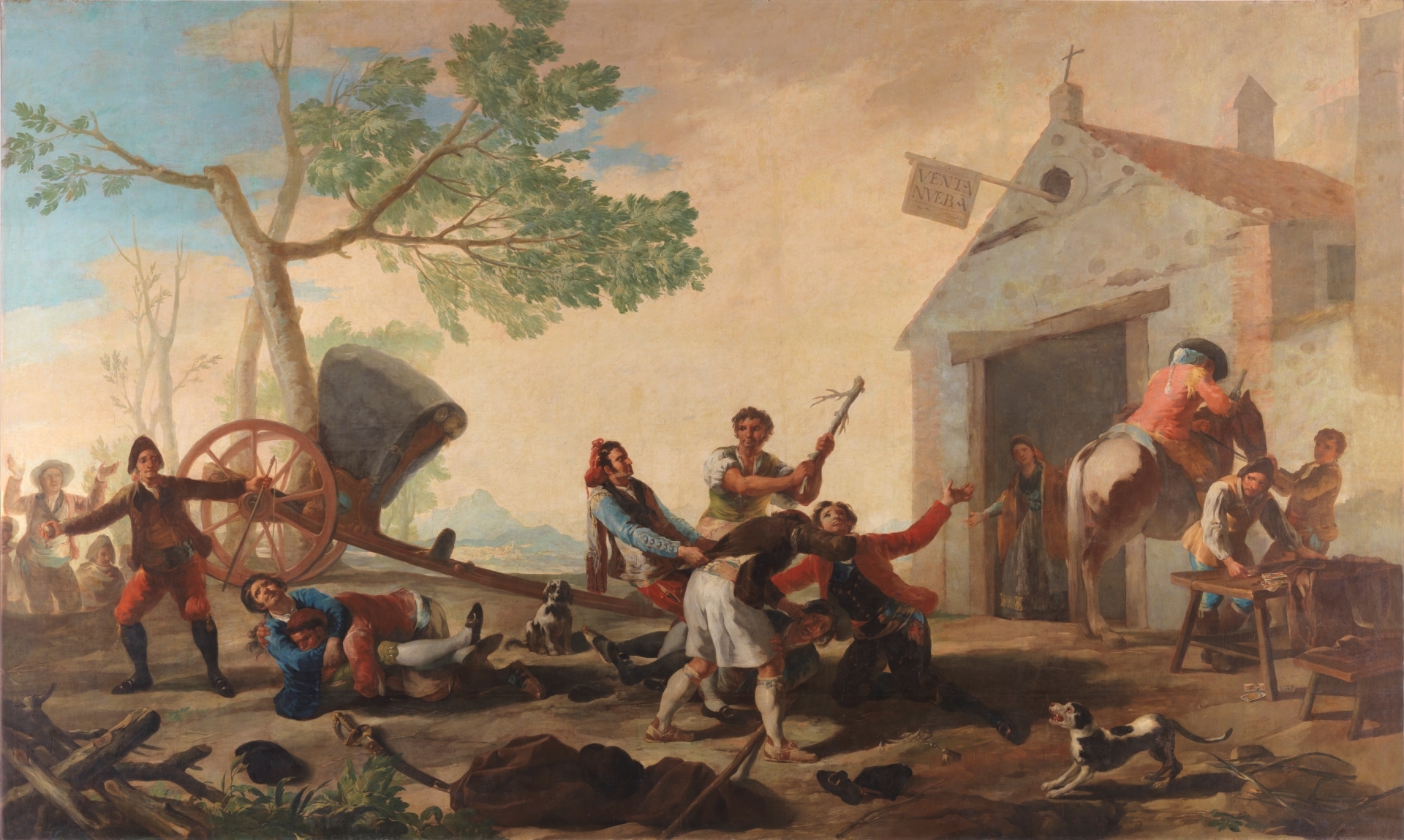 The Fight at the Venta Nueva (1777).