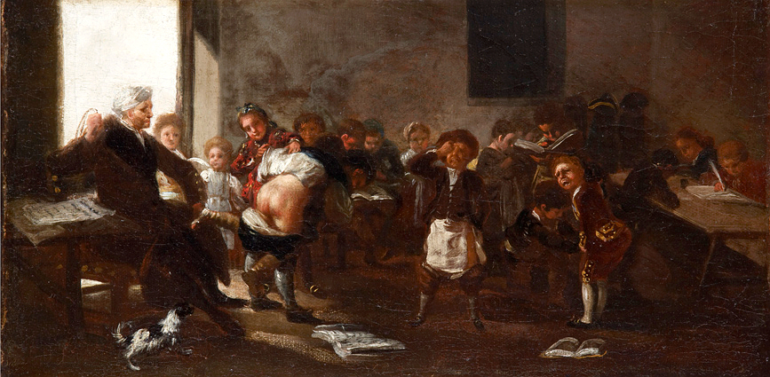 The school scene (1785).