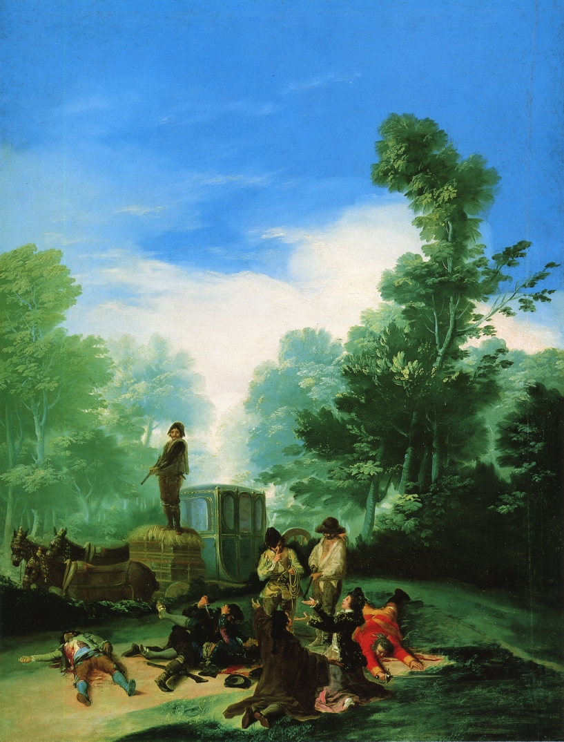 Highwaymen Attacking a Coach (1787).