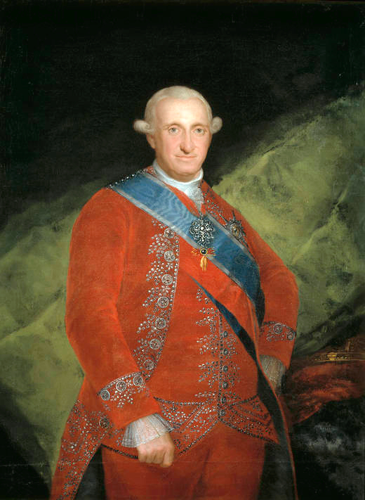 Portrait of Charle IV of Spain (1789).