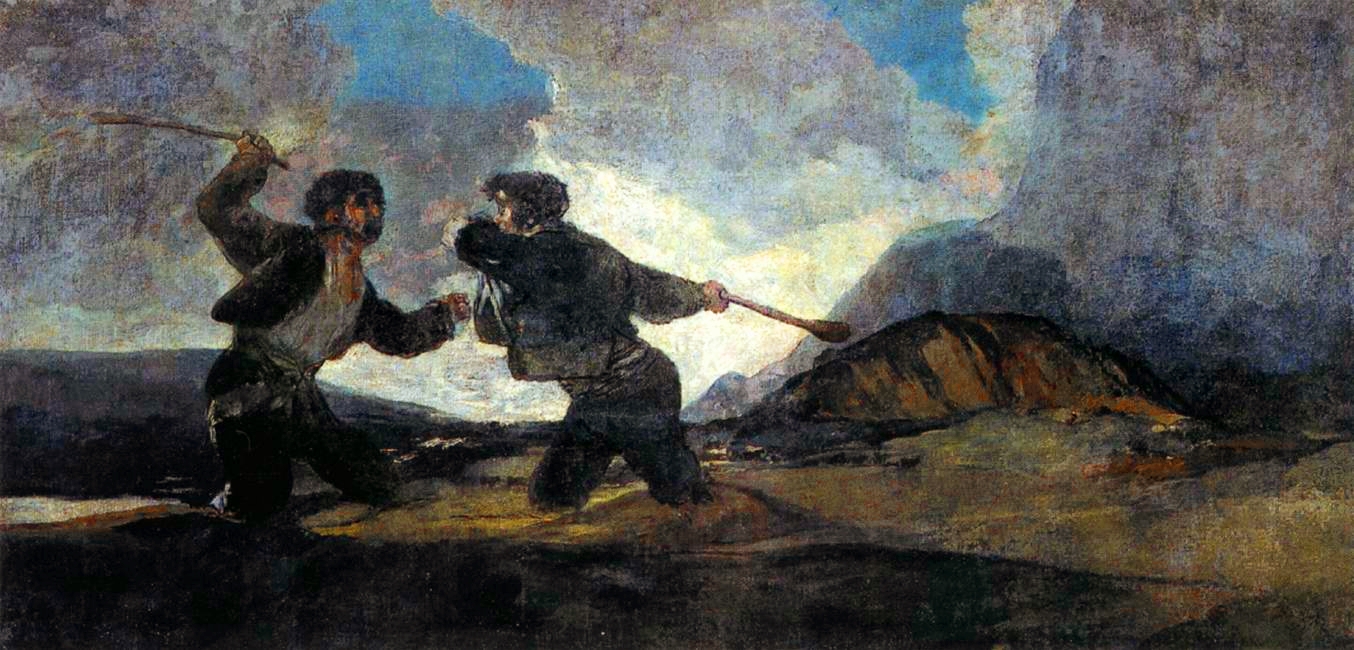 Fight With Cudgels (1823).