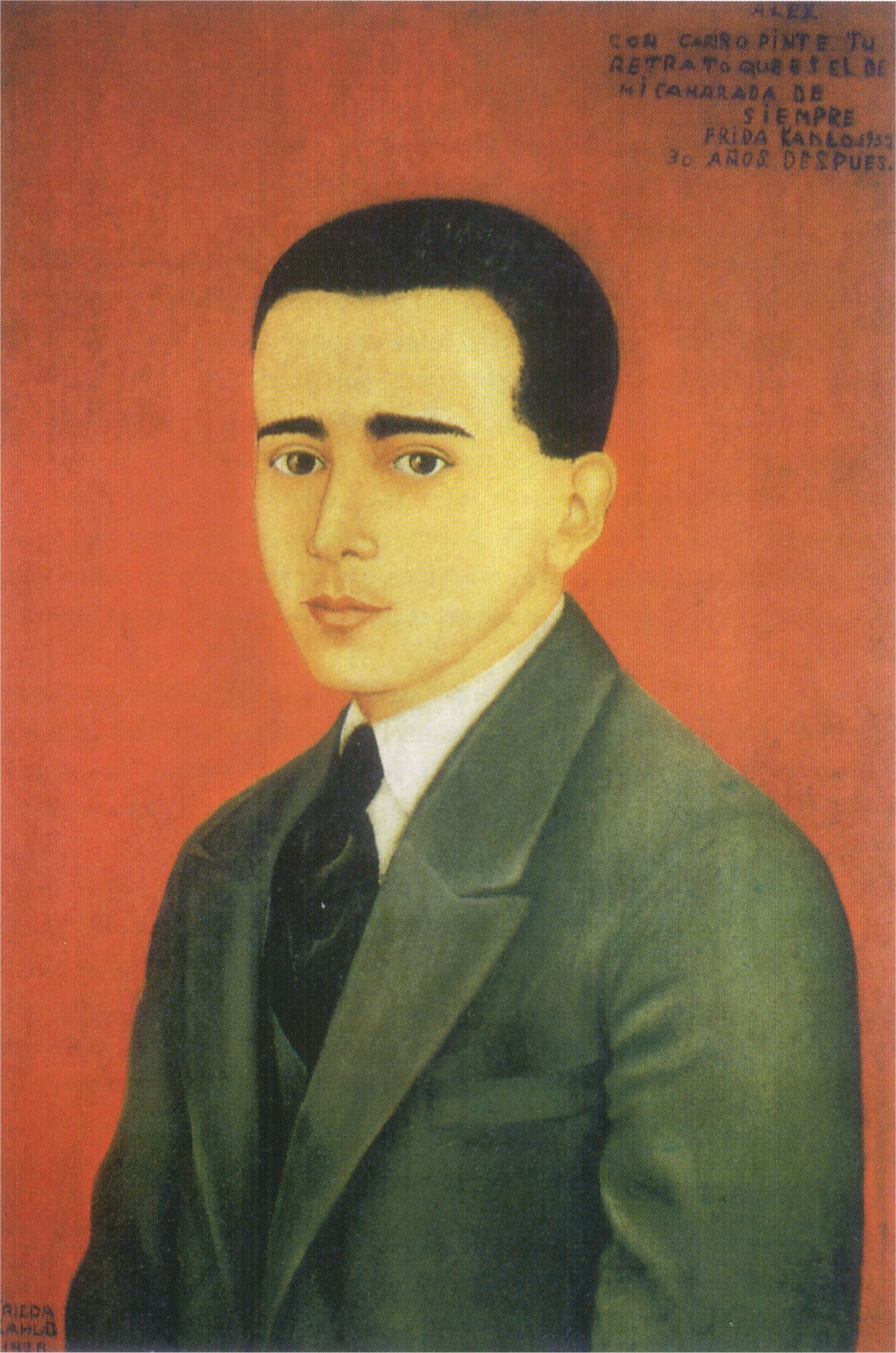 Portrait of  Alejandro Gómez Arias (1928).