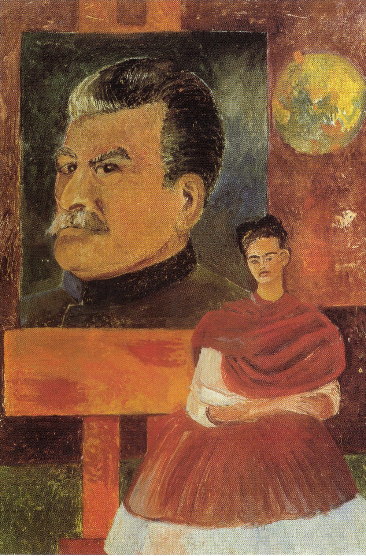 Self Portrait with Stalin (1954).