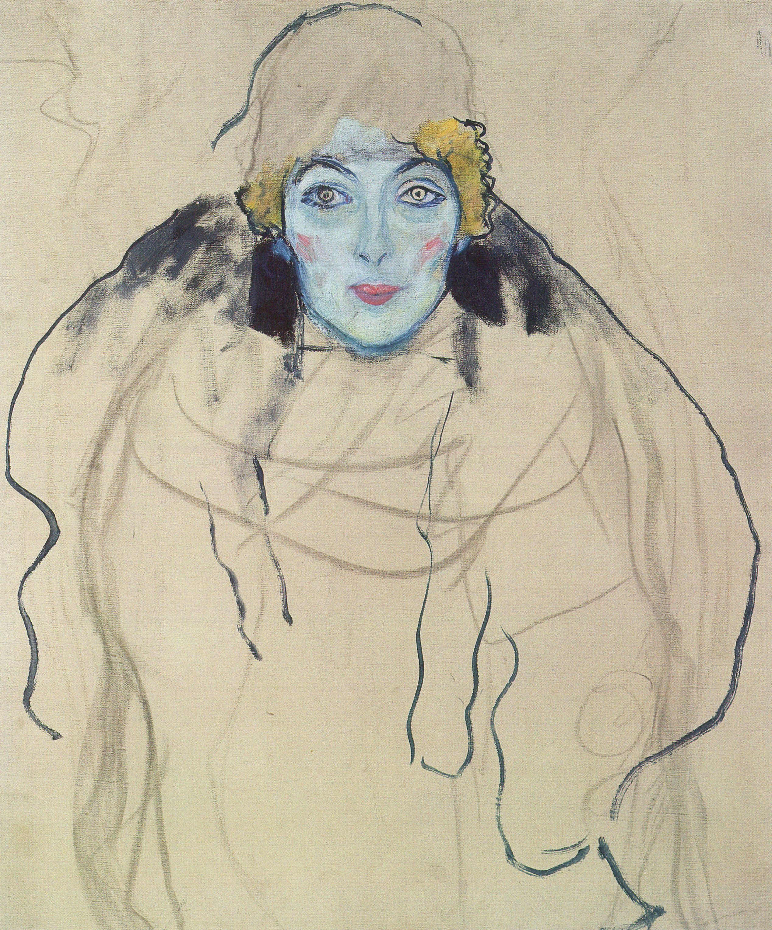 Portrait of a Lady (unfinished) (1918).