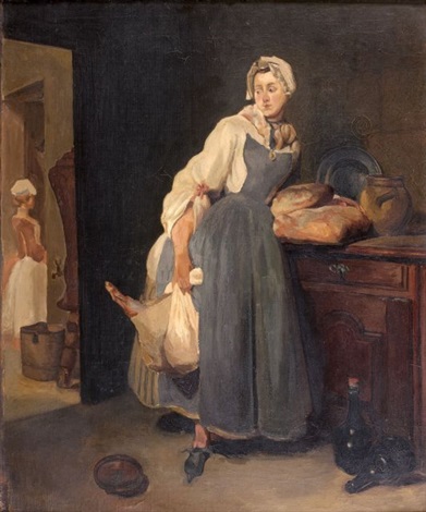 La Pourvoyeuse (copy After Chardin) (1893).