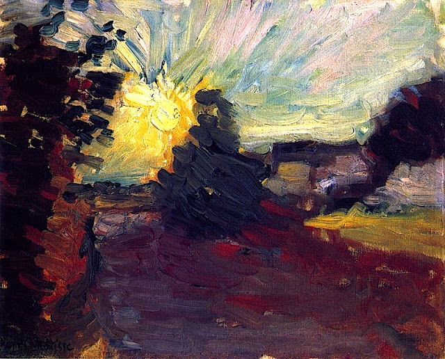 Sunset in Corsica (1898).