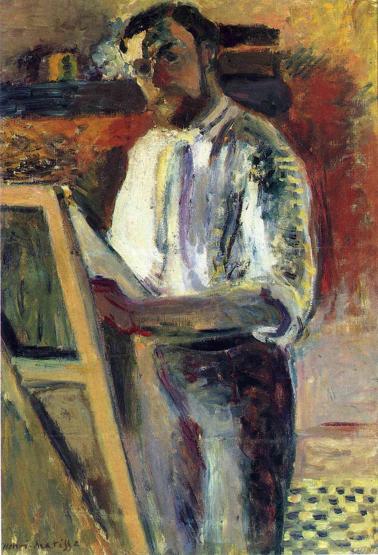 Self-Portrait in Shirtsleeves (1900).