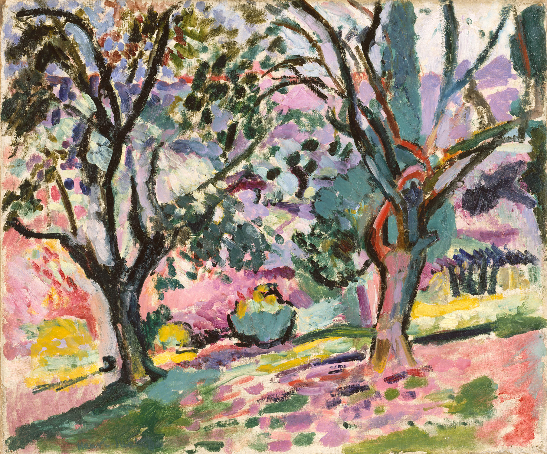 Olive Trees at Collioure (1906).