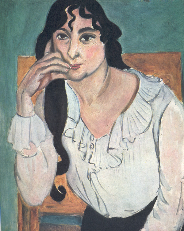 Laurette with a White Blouse (1917).