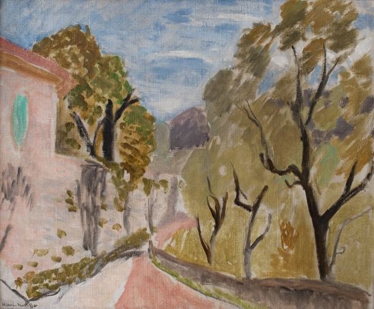 Paysage Ou Rue Dans Le Midi (1918).