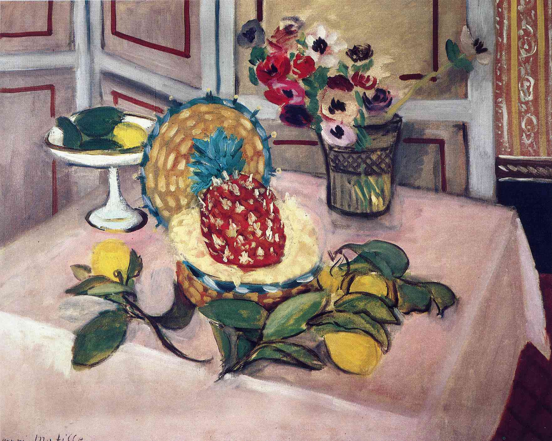 Still LIfe, Pineapples, Lemons (1925).