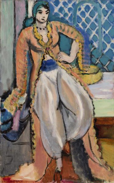 Figure with a Persian Robe (1930).