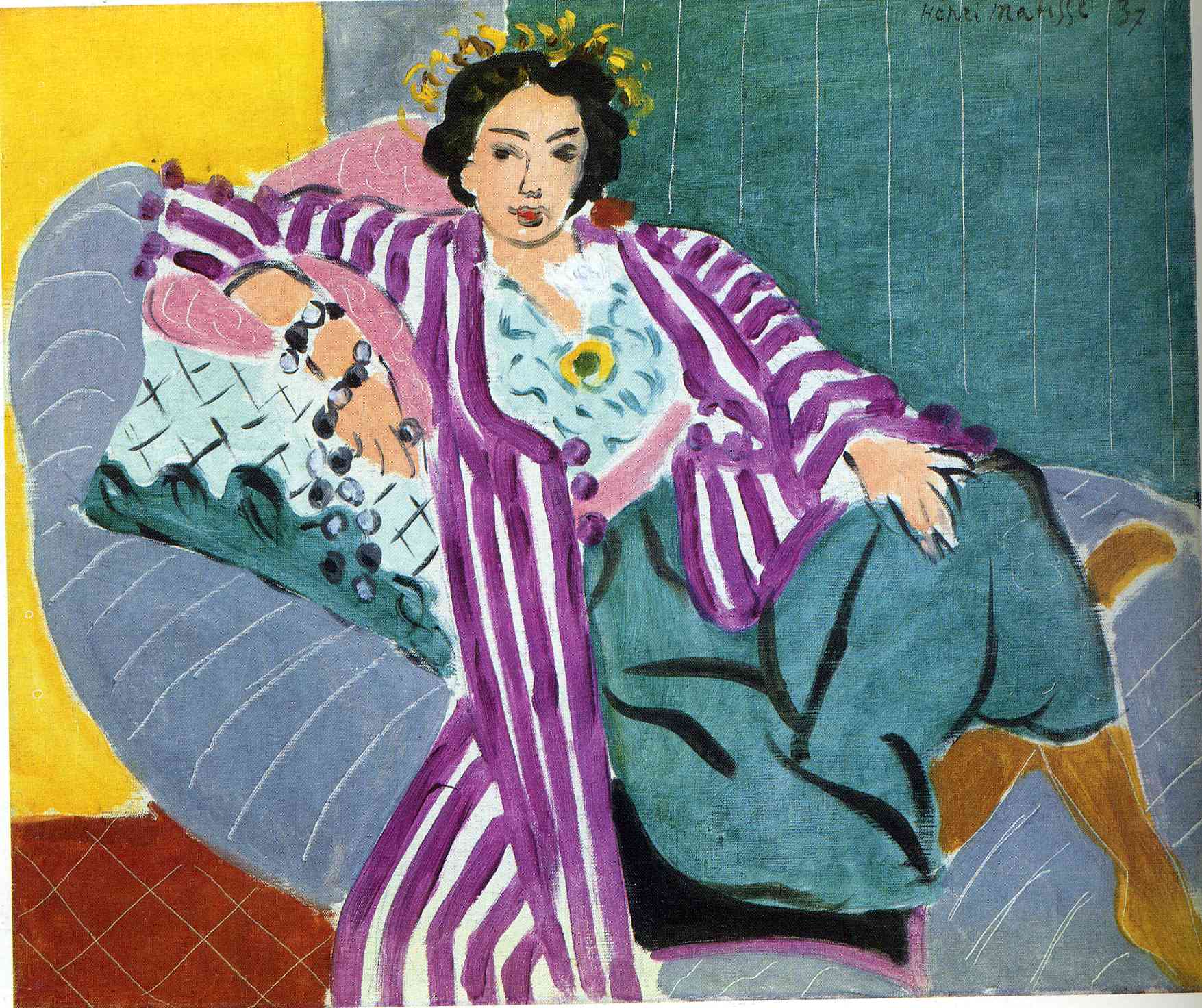 Small Odalisque in Purple Robe (1937).