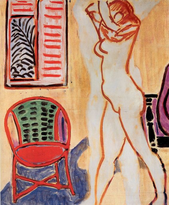 Standing Nude With Raised Arms (1947).