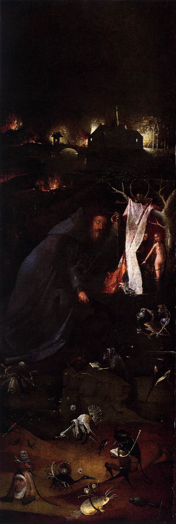 Hermit Saints Triptych (left panel) (1505).