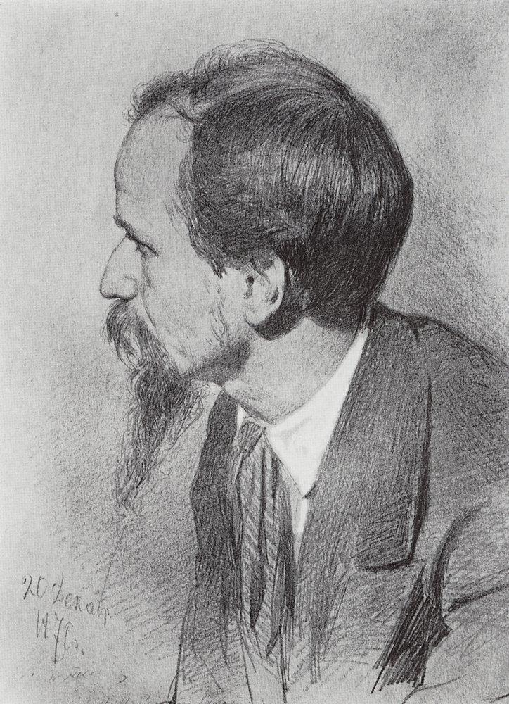 Portrait of P.P. Chistyakov (1870).