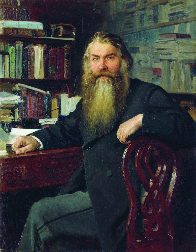 Portrait of the historian and archaeologist Ivan Egorovich Zabelin (1877).