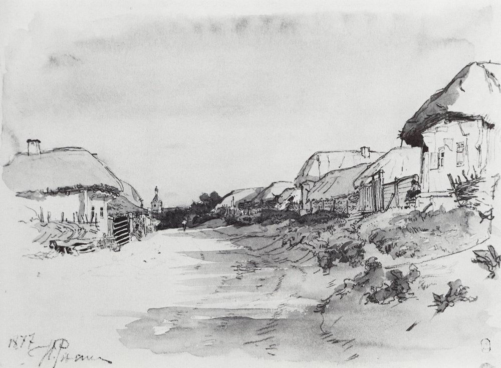 The Village of Mokhnachi (1877).