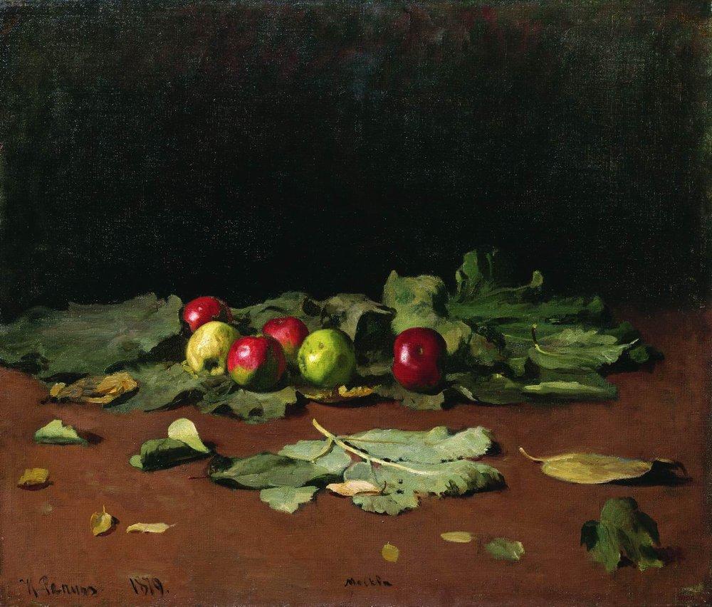 Apples and Leaves (1879).