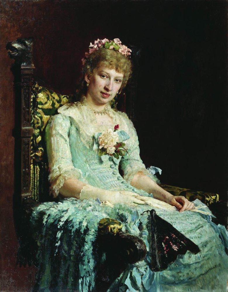 Portrait of a Woman (E.D. Botkina) (1881).