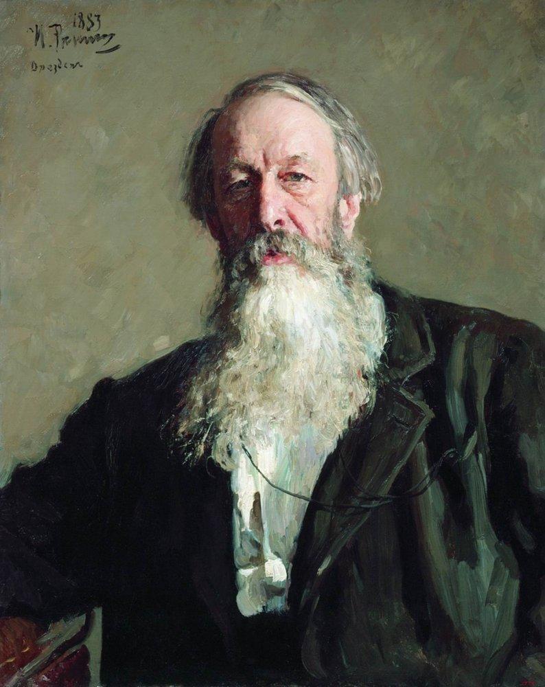 Portrait of the Art Critic Vladimir Stasov (1883).