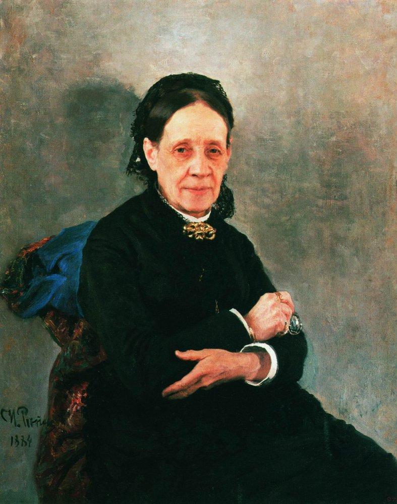 Portrait of Nadezhda Stasova (1884).