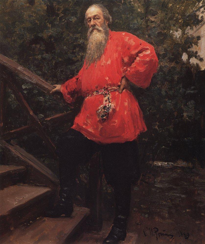 Portrait of the Art Critic Vladimir Stasov (1889).