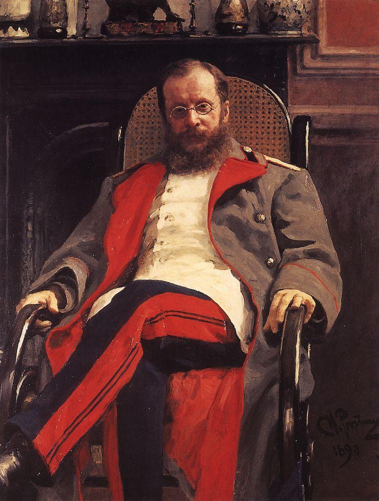 Portrait of Composer Cesar Antonovich Cui (1890).