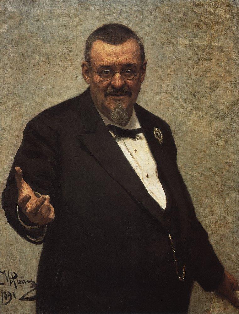 Portrait of the Lawyer Vladimir Spasovitch (1891).