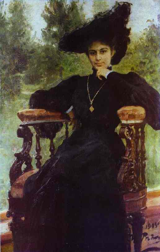 Portrait of Maria Andreeva (1905).