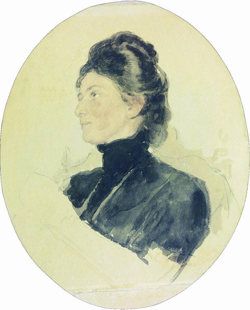 Portrait of Maria Borisovna Chukovskaya (1909).