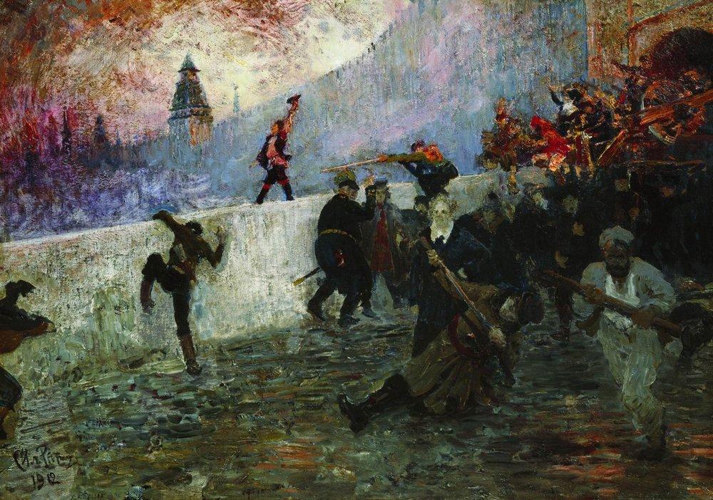 In the besieged Moscow in 1812 (1912).