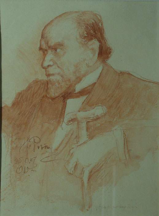Portrait of Academician A. F. Koni (1915).