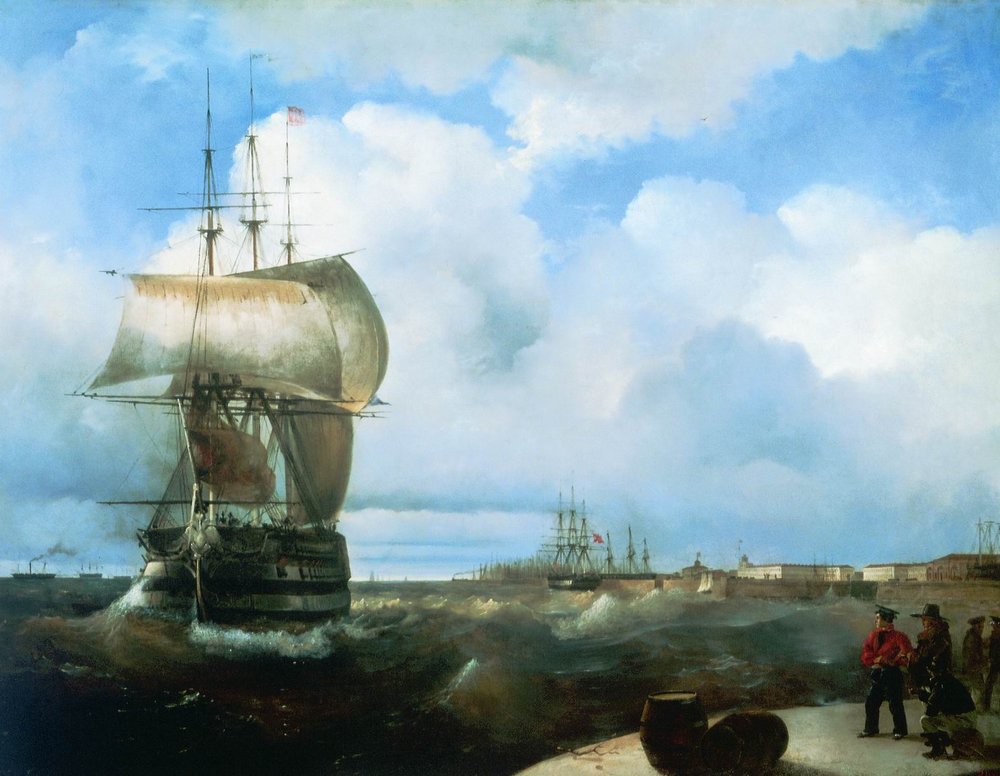 The Great Roads at Kronstadt (1836).