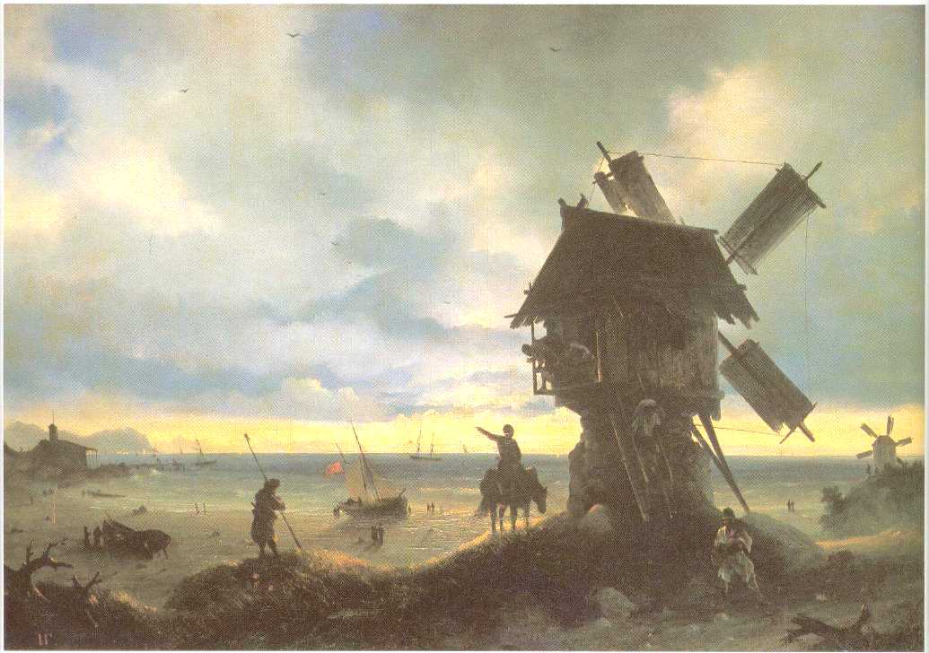 Windmill on the Sea Coast (1837).