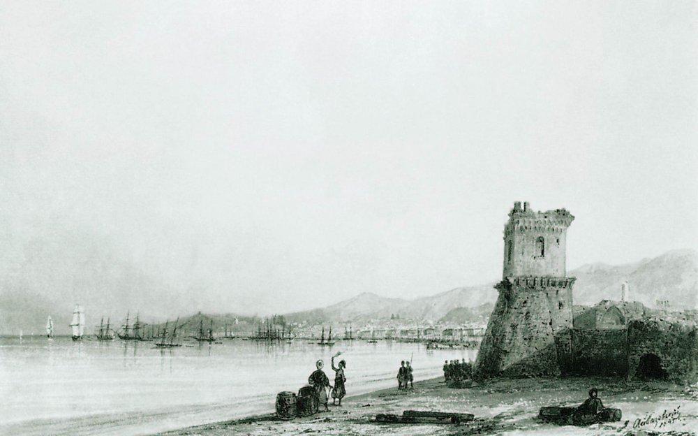 The tower of Genoa (1845).